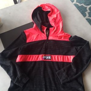 Pink Victoria’s Secret pullover hoodie large